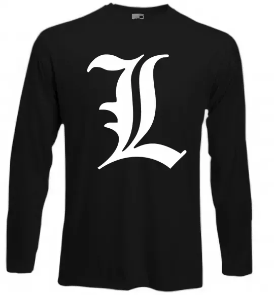 Лонгслив Death note L Черный фото