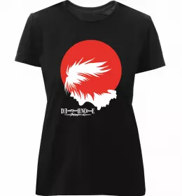 Женская премиум футболка death note L i am justice Белый фото