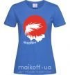 Женская футболка Тетрадь смерти Эл Ярко-синий фото