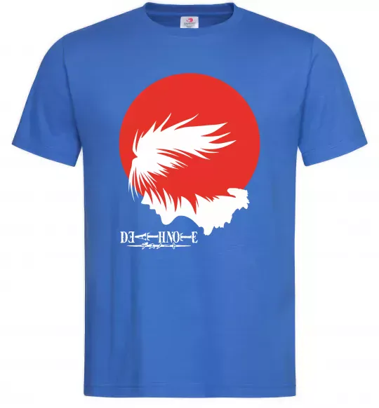 Чоловіча футболка Зошит смерті Ел Яскраво-синій фото