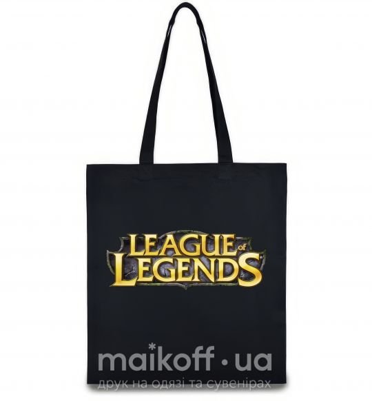 Эко-сумка League of legends logo Черный фото