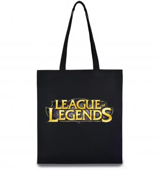 Еко-сумка League of legends logo Чорний фото