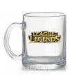 Чашка стеклянная League of legends logo Прозрачный фото