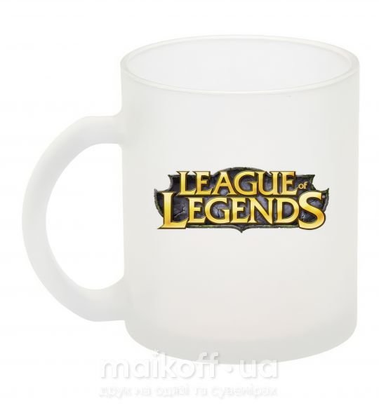 Чашка стеклянная League of legends logo Фроузен фото