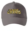 Кепка League of legends logo Сірий фото