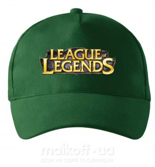 Кепка League of legends logo Темно-зелений фото