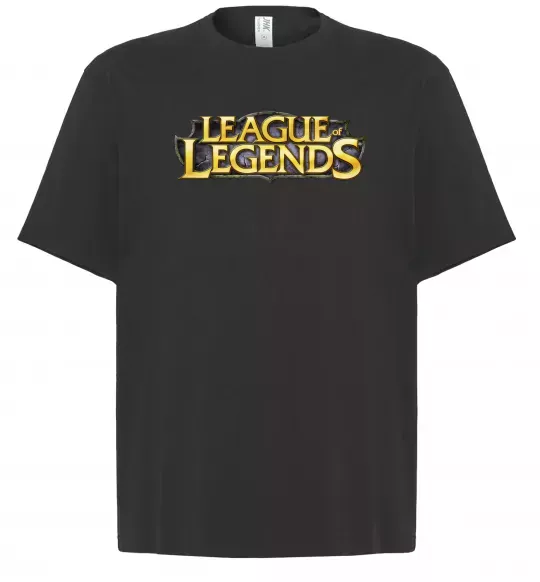Футболка Оверсайз League of legends logo Чорний фото