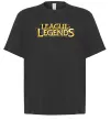Футболка Оверсайз League of legends logo Чорний фото