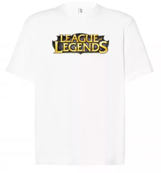 Футболка Оверсайз League of legends logo Білий фото