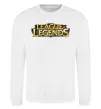 Світшот League of legends logo Білий фото