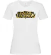 Женская футболка League of legends logo Белый фото