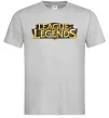 Мужская футболка League of legends logo Серый фото