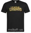 Чоловіча футболка League of legends logo Чорний фото