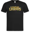 Мужская футболка League of legends logo Черный фото