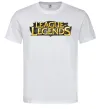 Мужская футболка League of legends logo Белый фото
