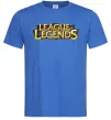 Мужская футболка League of legends logo Ярко-синий фото