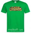 Мужская футболка League of legends logo Зеленый фото
