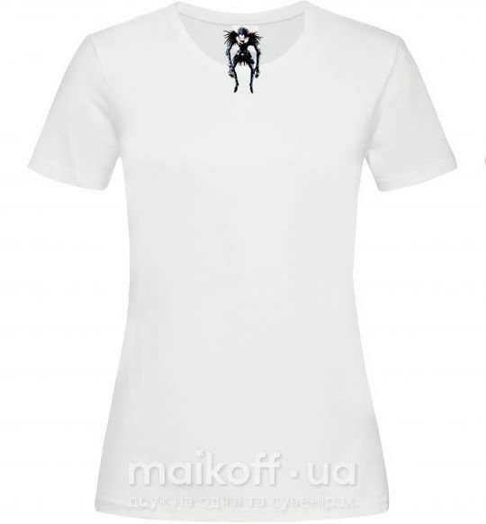 Жіноча футболка Рюк Тетрадь Смерти Білий фото