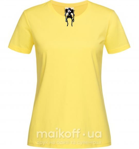 Жіноча футболка Рюк Тетрадь Смерти Лимонний фото