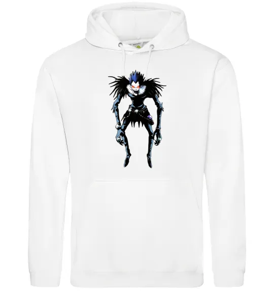 Жіноча толстовка (худі) Рюк Зошит Смерті Білий фото