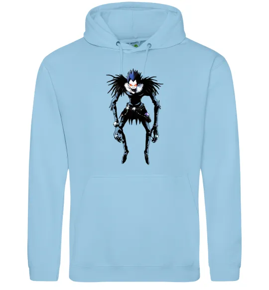 Жіноча толстовка (худі) Рюк Зошит Смерті Блакитний фото