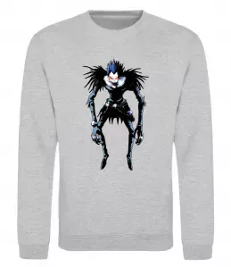 Свитшот Рюк Зошит Смерті Серый меланж фото