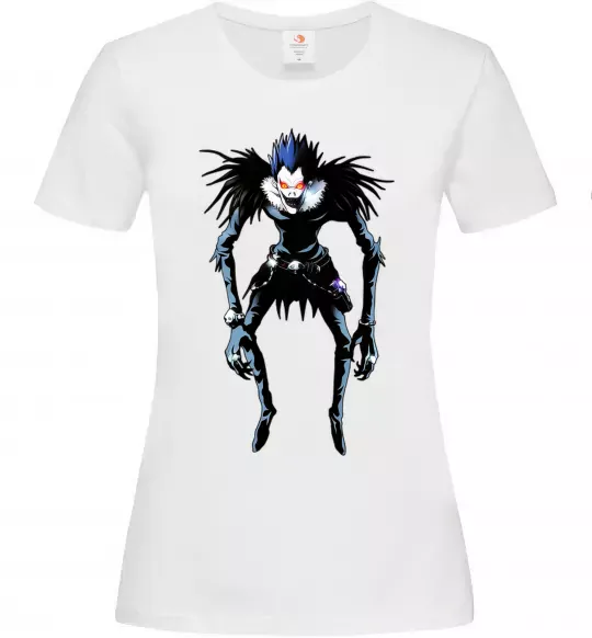 Женская футболка Рюк Зошит Смерті Белый фото