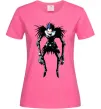 Женская футболка Рюк Зошит Смерті Ярко-розовый фото