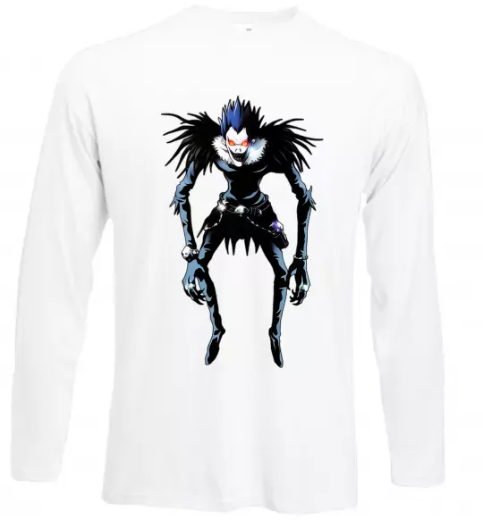 Лонгслив Рюк Зошит Смерті Белый фото