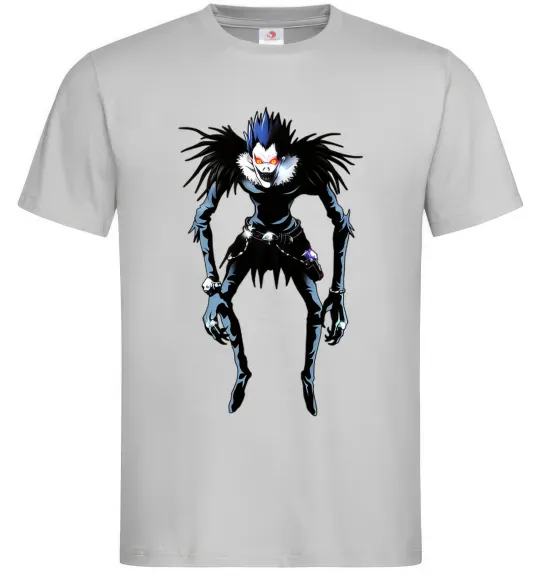 Чоловіча футболка Рюк Зошит Смерті Сірий фото