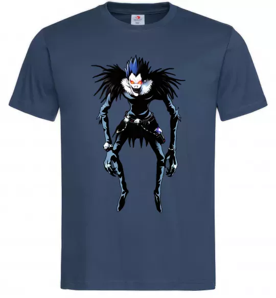 Чоловіча футболка Рюк Зошит Смерті Темно-синій фото