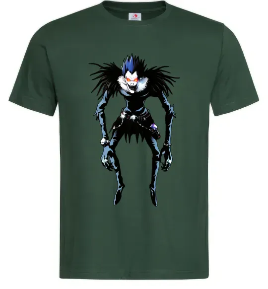 Чоловіча футболка Рюк Зошит Смерті Темно-зелений фото