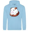 Мужская толстовка (худи) League of legends Poro Голубой фото