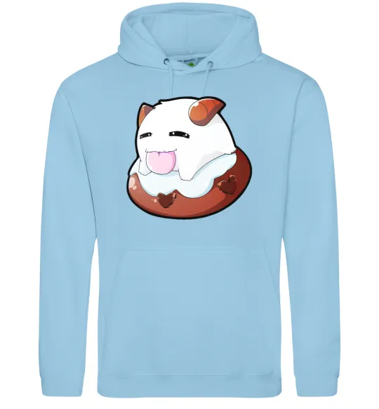 Жіноча толстовка (худі) League of legends Poro Блакитний фото