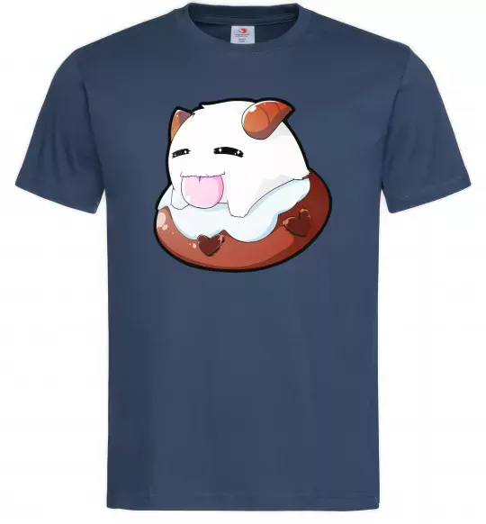 Мужская футболка League of legends Poro Темно-синий фото