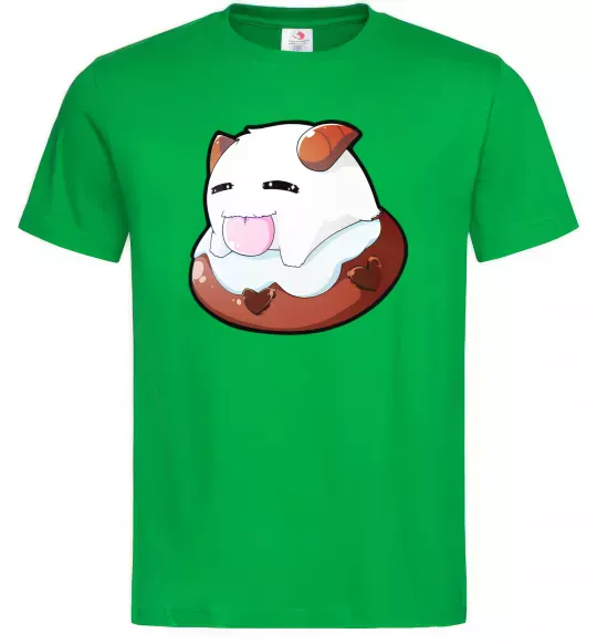 Мужская футболка League of legends Poro Зеленый фото