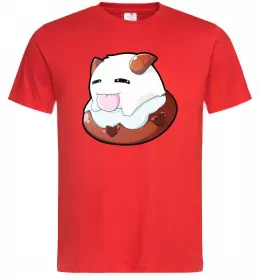 Мужская футболка League of legends Poro Красный фото