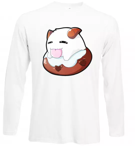 Лонгслів League of legends Poro Білий фото