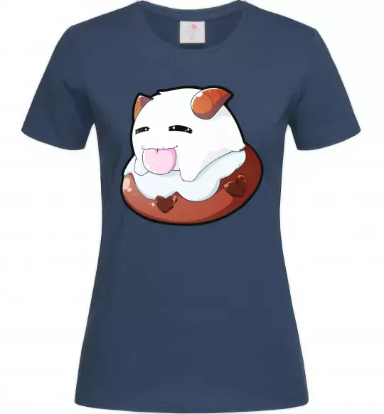 Жіноча футболка League of legends Poro Темно-синій фото