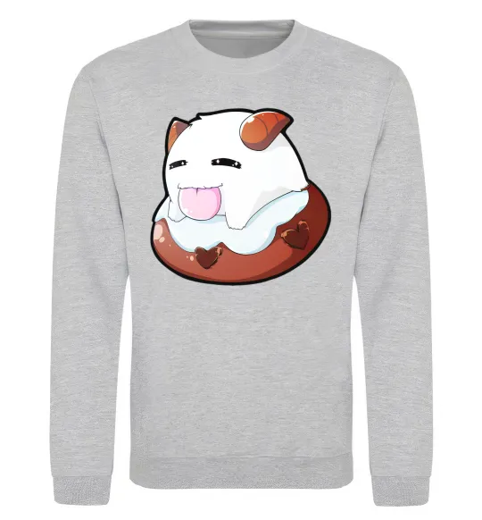Свитшот League of legends Poro Серый меланж фото