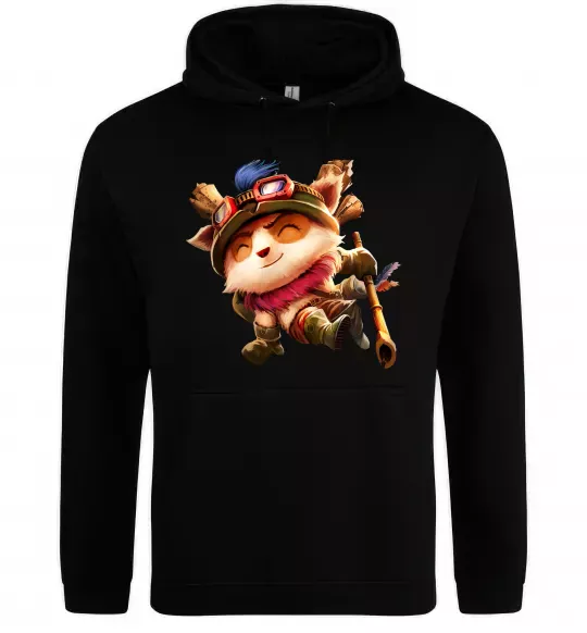 Чоловіча толстовка (худі) League of legends Teemo Чорний фото