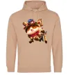 Чоловіча толстовка (худі) League of legends Teemo Пісочний Чоловіча толстовка (худі) League of legends Teemo Пісочний фото