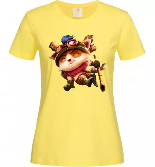 Женская футболка League of legends Teemo Лимонный фото
