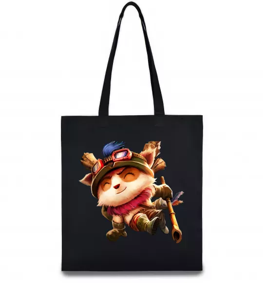 Еко-сумка League of legends Teemo Чорний фото