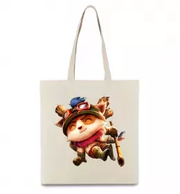 Эко-сумка League of legends Teemo Бежевый фото