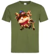Мужская футболка League of legends Teemo Оливковый Мужская футболка League of legends Teemo Оливковый фото