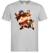 Мужская футболка League of legends Teemo Серый Мужская футболка League of legends Teemo Серый фото