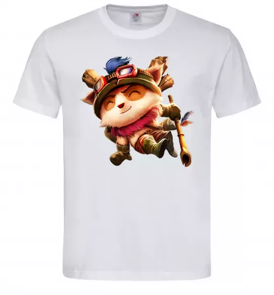 Мужская футболка League of legends Teemo Белый фото