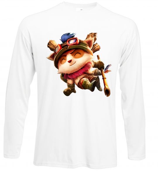 Лонгслів League of legends Teemo Білий фото