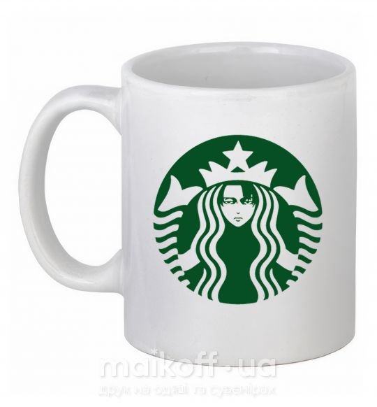 Чашка керамическая Starbucks Levi Белый фото